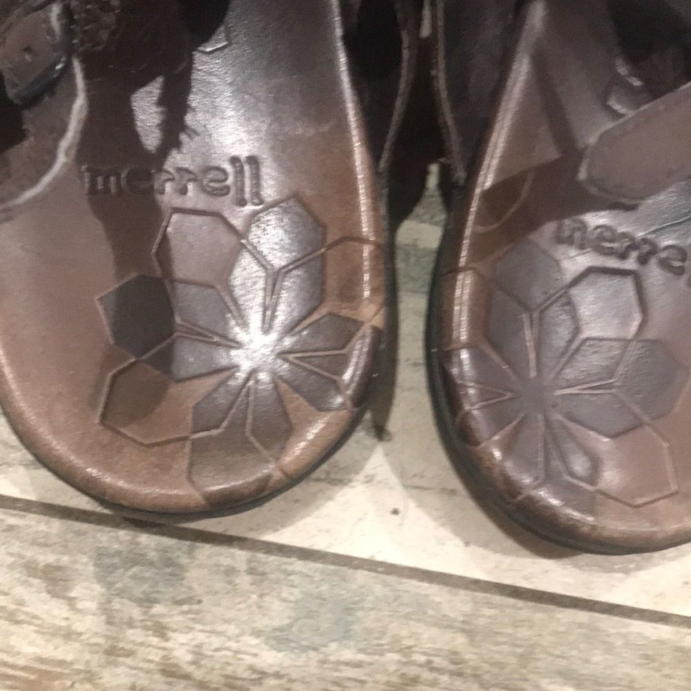 Merrell brown sling back sandal size 8 - Picture 4 of 9